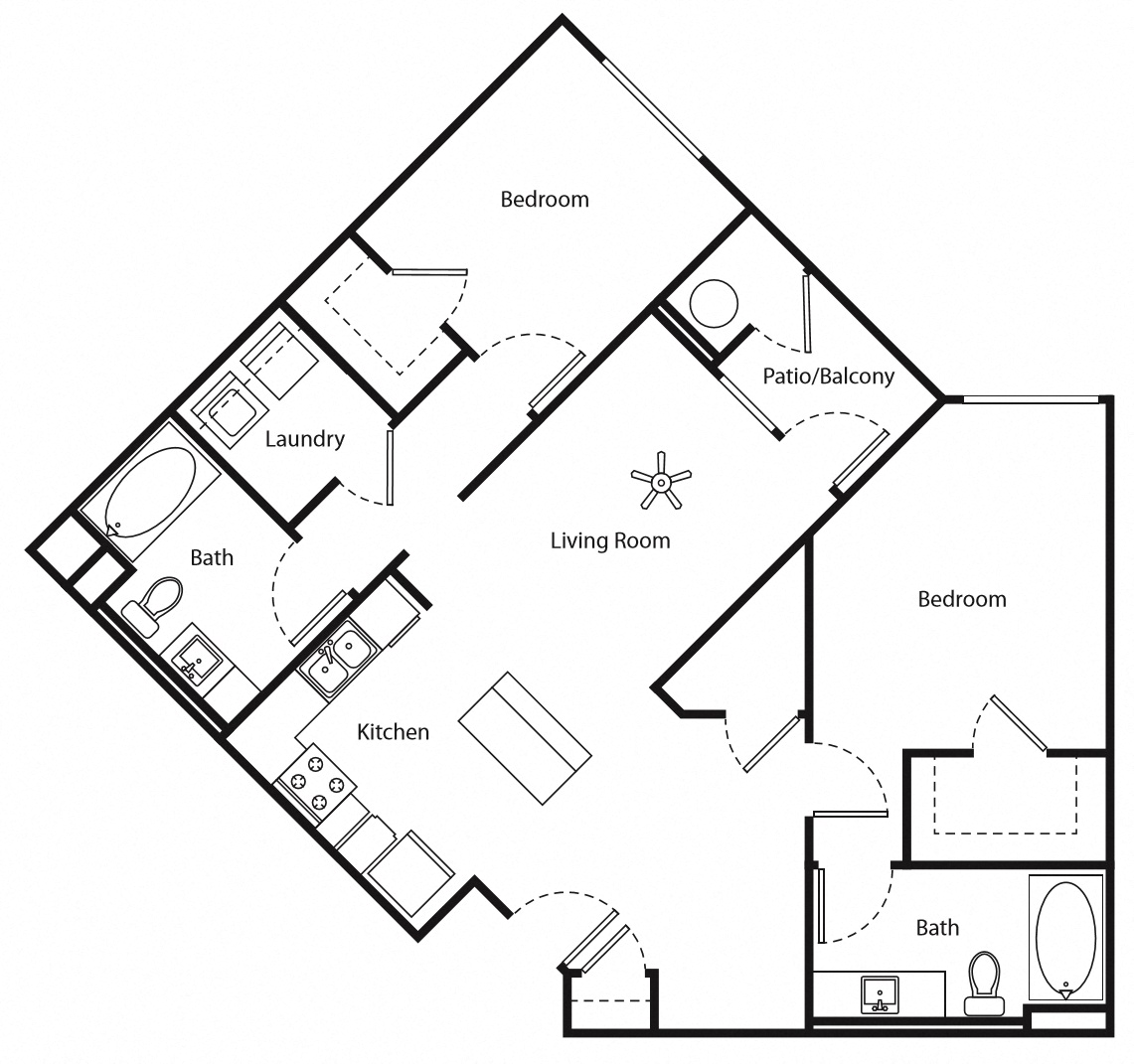 Corona, CA Metro at Main Apartments 2 bedroom 2 bath